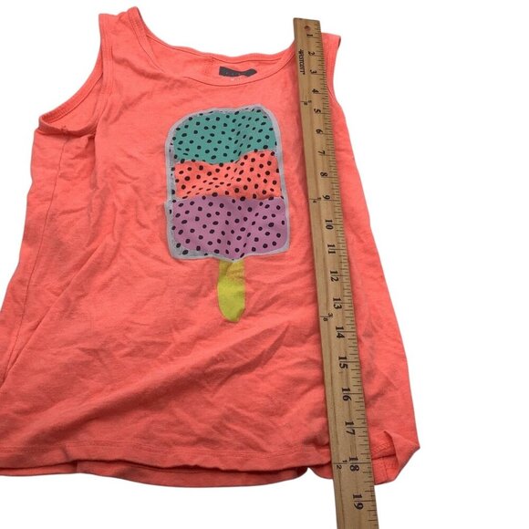 Popsicle Tank Top Girls Sleeveless Multicolor Size M 7/8 Ice Cream Graphic - Picture 8 of 13